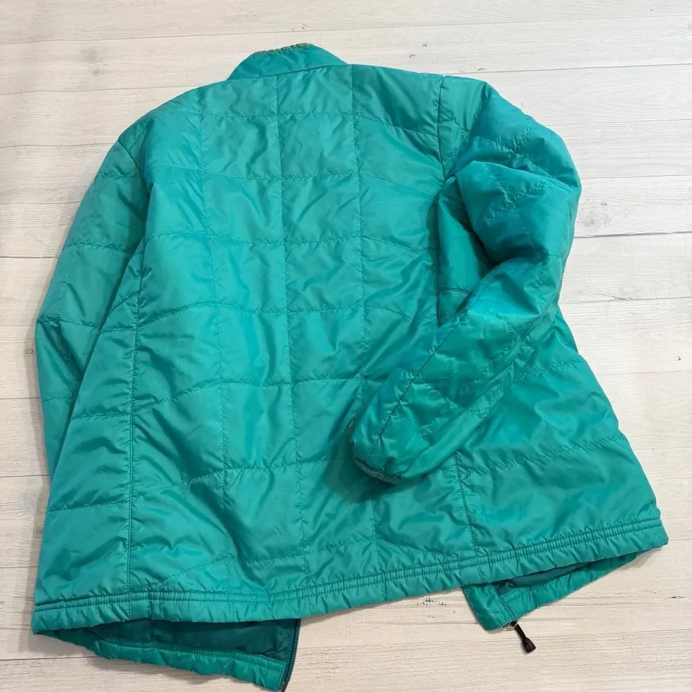 REI girls teal blue lightweight‎ puffer jacket XL 18